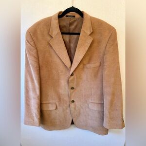 Alfani for Macy’s Men’s Tan Corduroy Blazer Sport Coat 44R Regular
